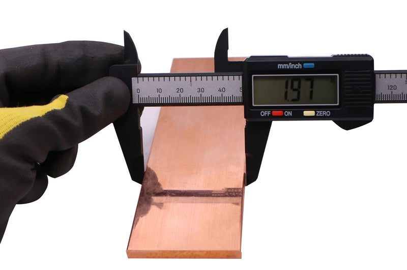 VERNUOS 1/4" x 2" C110 Copper Flat BAR 6" Long Solid .23" Plate Mill - Image 2